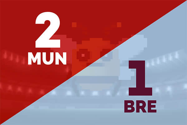 Manchester United beat the Bees 2-1