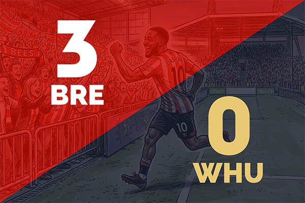 Bees defeat West Ham 3-0