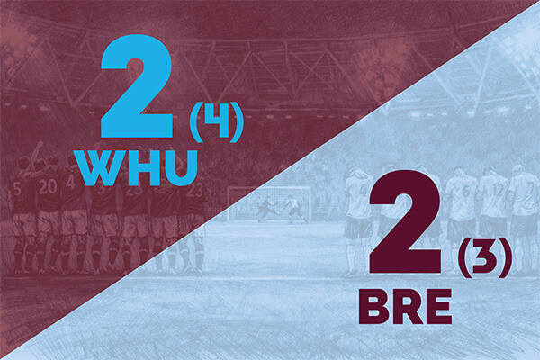 Bees' FA Cup run ends in shoot-out loss to West Ham