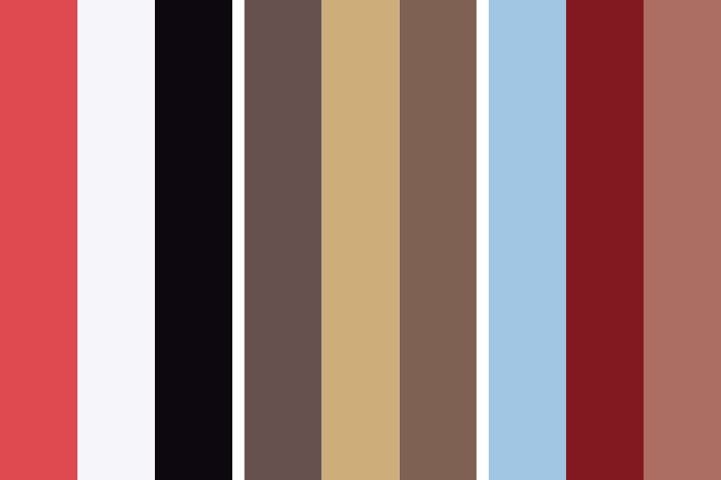 Colour bands that highlight the main colours that will appear in Brentford's three kits this season